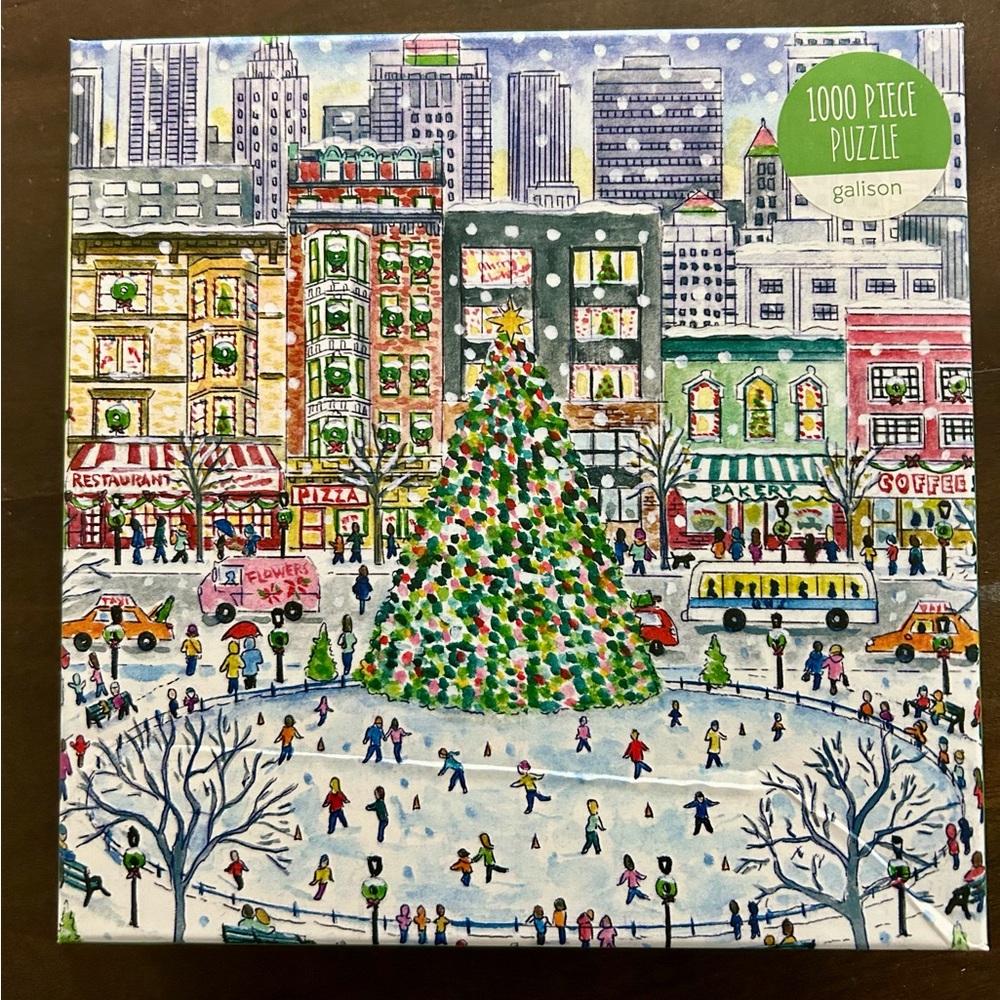 🧩 Buy one get one half off 🧩 Galison Christmas in the City puzzle